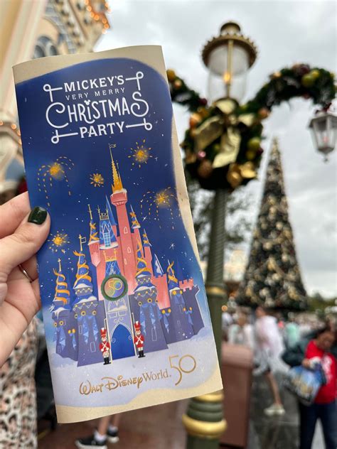 The Official Guide Map For Mickeys Very Merry Christmas Party 2022