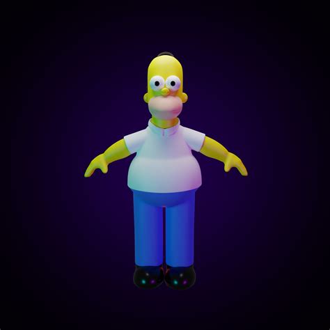 Artstation Homer Simpson