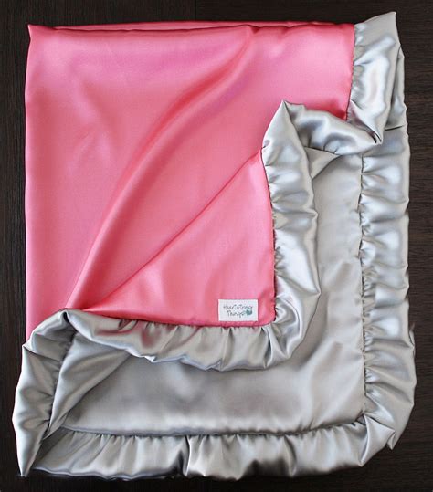 Satin Blanket silky blanket double sided satin pink satin