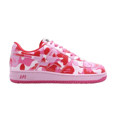 Bapesta Fs 001 Low Pink Camo A Bathing Ape 948 Goat