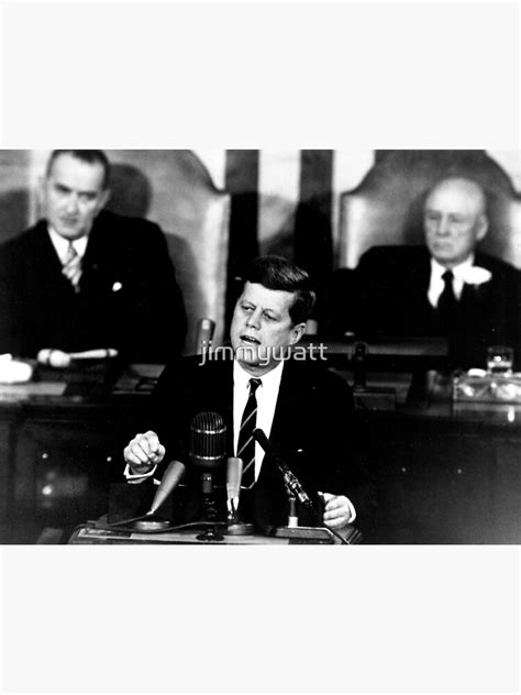 "John F Kennedy Speech" Poster by jimmywatt | Redbubble