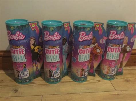 BARBIE CUTIE REVEAL Jungle Series Toucan Monkey Elephant Tiger Brand