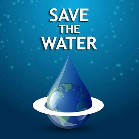 Buy Acesave Water And Save Earth Sticker Poster Save Water Save