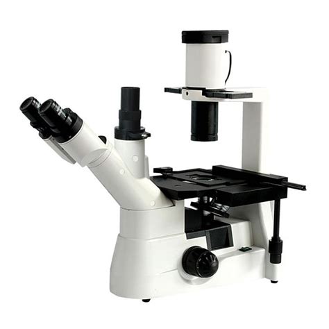 MICROSCÓPIO INVERTIDO TRINOCULAR BIOLÓGICO PROFISSIONAL Hexasystems