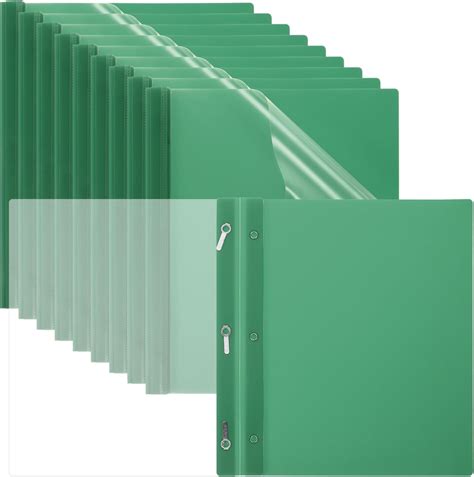 Amazon PATIKIL Plastic Report Covers With Prong 10 Pcs 80 Sheet