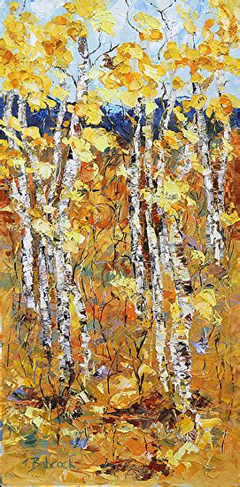 Daily Painters Abstract Gallery Original Palette Knife Colorado Aspen