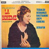 Renata Tebaldi Carlo Bergonzi Tullio Serafin Puccini La Boheme