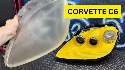 How To Open C Corvette Headlights Youtube