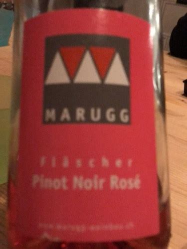 Marugg Fläscher Pinot Noir Rosé Vivino US