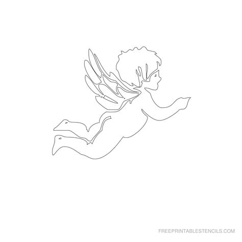 Free Printable Angel Stencils Free Printables Stencils Angel