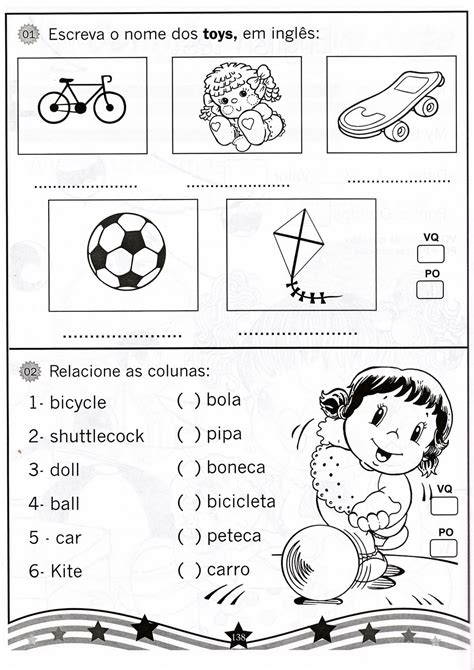 Atividades De Inglês Para O 1o Ano Do Ensino Fundamental