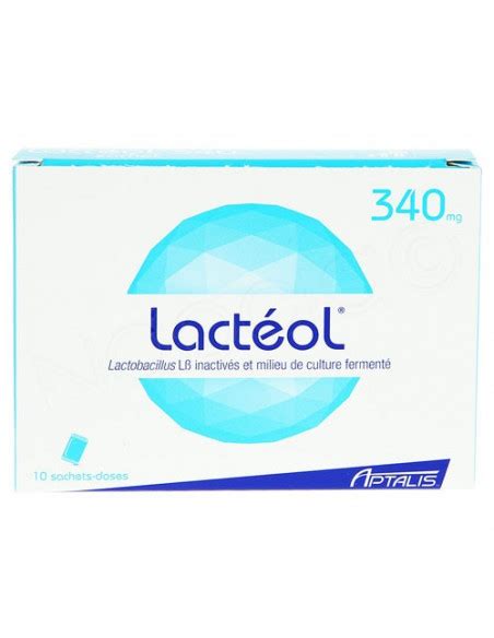 Lacteol diarrhées et réhydratation 340mg Poudre 10 sachets Archange