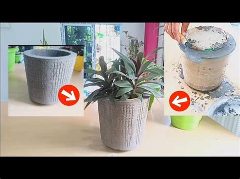 41 DIY How To Make Cement Flower Pot At Home Easy Process