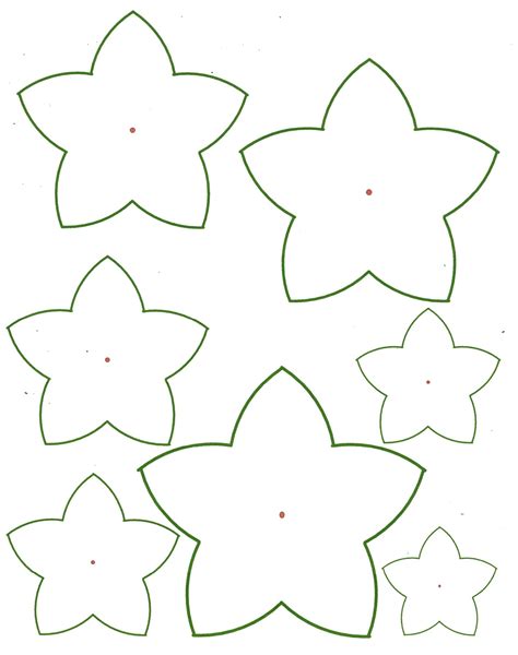 5 Best Images Of 3d Petals Flowers Templates Printables 3d Flower Cut