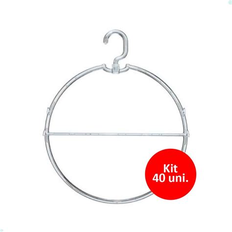 Kit Cabide Redondo Biqu Ni Lingerie Girat Rio Acr Lico Madeiramadeira