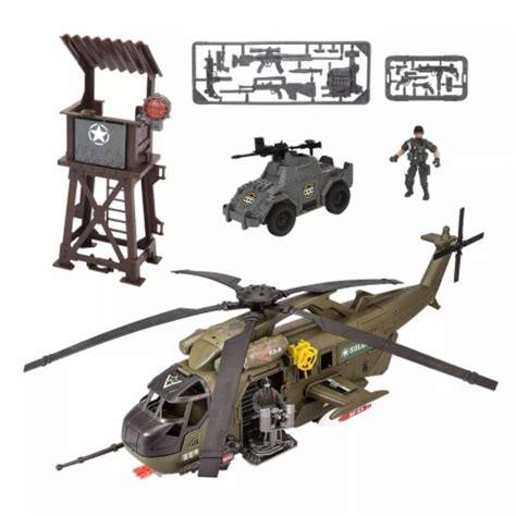 Member's Mark Soldier Force Playset - Helicopter, 1 unit - Fred Meyer