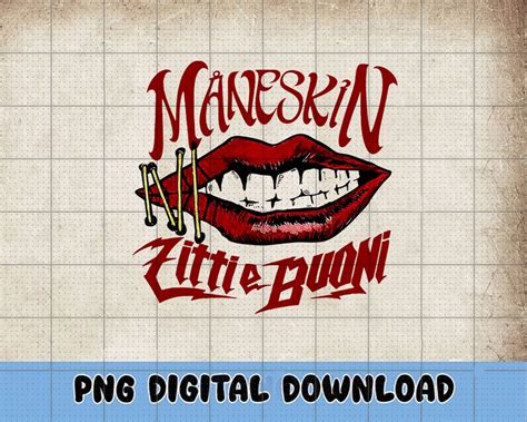 Maneskin Band Png Rock Band Png Vintage Maneskin Rush Etsy