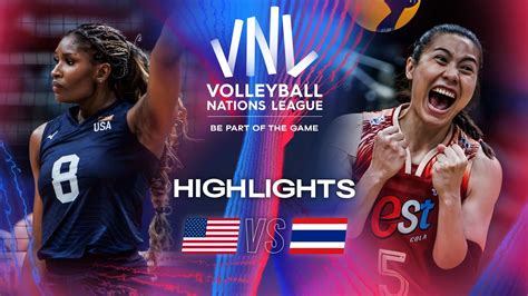 USA Vs THA Highlights Week 1 Women S VNL 2024