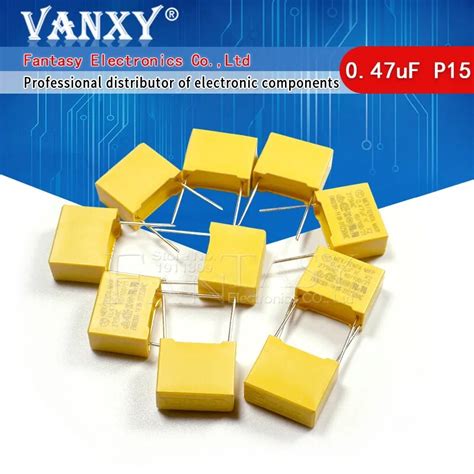 Pcs Nf Capacitor X Capacitor Vac Pitch Mm X Polypropylene