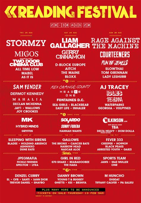 Rockstar Energy Presents Reading Festival Stormzy Rage Against The