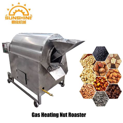 Automatic Nut Roaster Cashew Chestnut Pistachio Gas Peanut Roaster