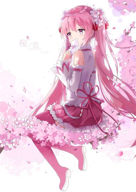 Cute Anime Girl Pink Hair Wallpapers Wallpaper Cave