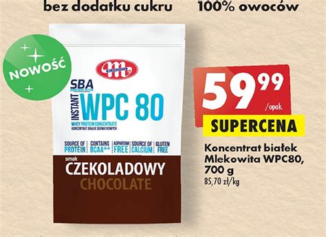 Promocja Koncentrat Bia Ek Serwatkowych Wpc Mlekovita Super Body