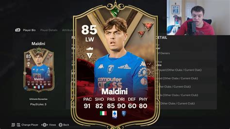 Ea Fc 24 85 Ultimate Dynasties Daniel Maldini Player Review