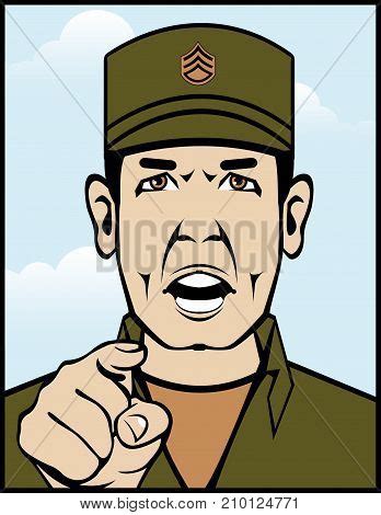 Drill Sergeant Vector Vector Photo Free Trial Bigstock