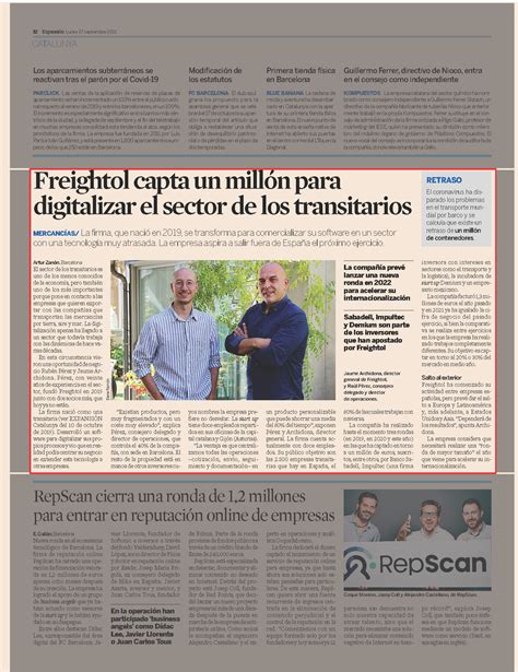 Freightol Capta Un Mill N Para Digitalizar El Sector De Los