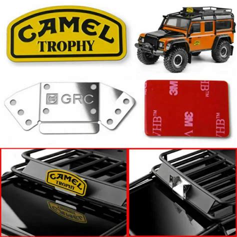 CAMEL TROPHY METAL Logo Aufkleber Für Land Rover Defender Traxxas TRX4