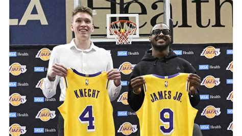 Bronny James Dalton Knecht Journey Into Lakers Spotlight