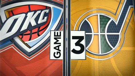 2018 Nba Playoffs Round1 Thunder Vs Jazz Game 3 Espn Intro Win Big Sports