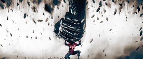 3440x1440 The Symbiote Showdown Spider Man Vs Venom UltraWide Quad HD