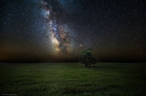 Fondos De Pantalla Rboles Paisaje Noche Galaxia Campo Atm Sfera