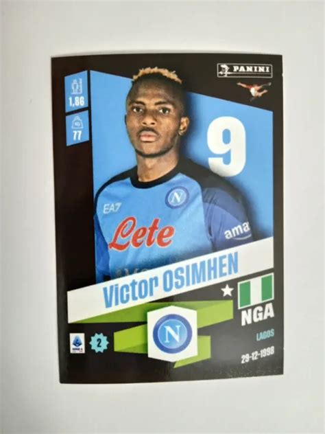 Figurina Calciatori Panini Napoli Osimhen N Con Velina