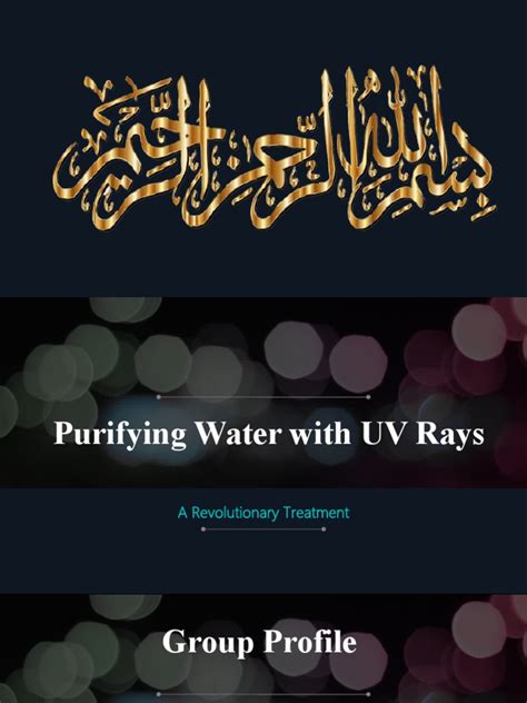 Purifying Water With UV Rays | PDF | Water Purification | Ultraviolet