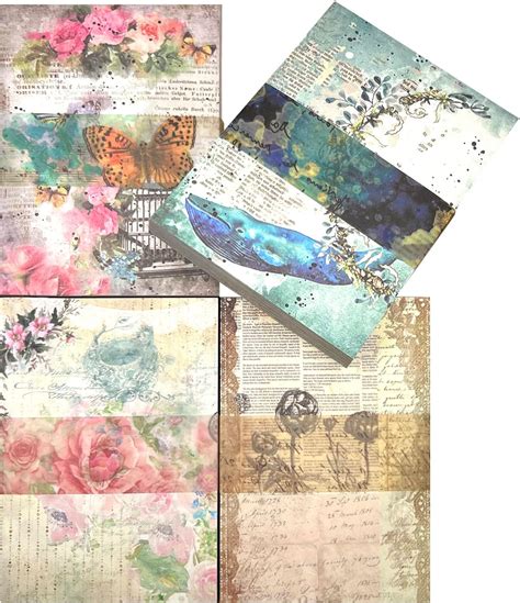 Amazon 360 PCS Scrapbook Paper Packs For Journaling Supplies