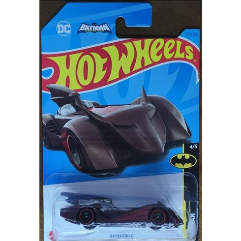 Hot Wheels Batmobile Batmovel Lote G Cartela Longa Hkg Shopee Brasil