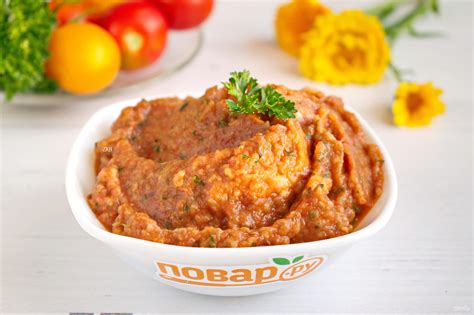 Соус-дип из запеченных баклажан - пошаговый рецепт с фото на Повар.ру