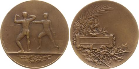 Frankreich 3 Republik Bronzemedaille O J V Desaide Preismedaille