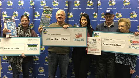 Four New York Lottery winners take home $16 million