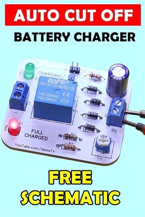 Auto Cut Off V Battery Charger Circuit Using Mosfets Artofit