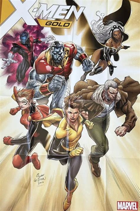 X Men Gold Promo Poster Marvel 2017 24x36 New Colossus Storm Old Man