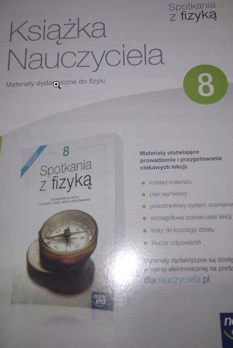 SPOTKANIA Z FIZYKĄ KLASA 8 książka nauczyciela 2018 testy sprawdziany