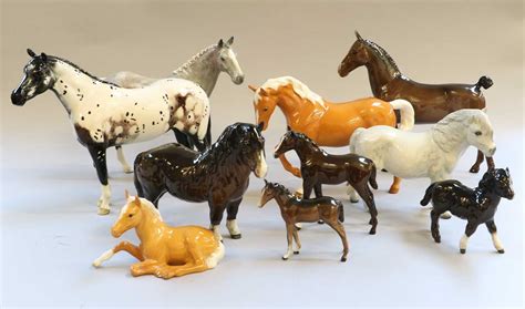 Lot 364 - Beswick Horses, including: Appaloosa