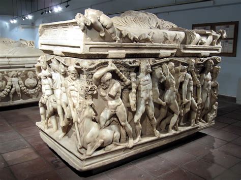 Roman Sarcophagus A Roman Sarcophagus From 250 260 Ad Depi Flickr