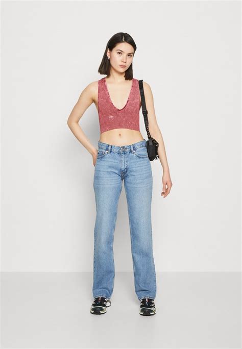 Bdg Urban Outfitters Acid Josie Top Brown Braun Zalando At