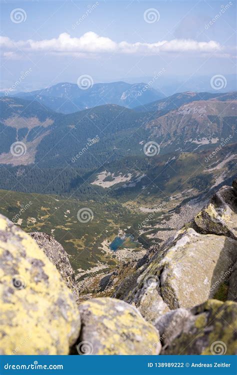 View from Mount Chopok in Sunny Day, Ski Resort Jasna, Low Tatras National Park in Slovak ...