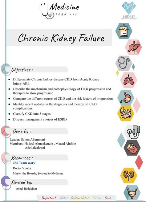 (PDF) Classify CKD into 5 stages. Chronic Kidney Failure ... · 6 ...